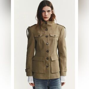 Zara TABBED POCKET JACKET